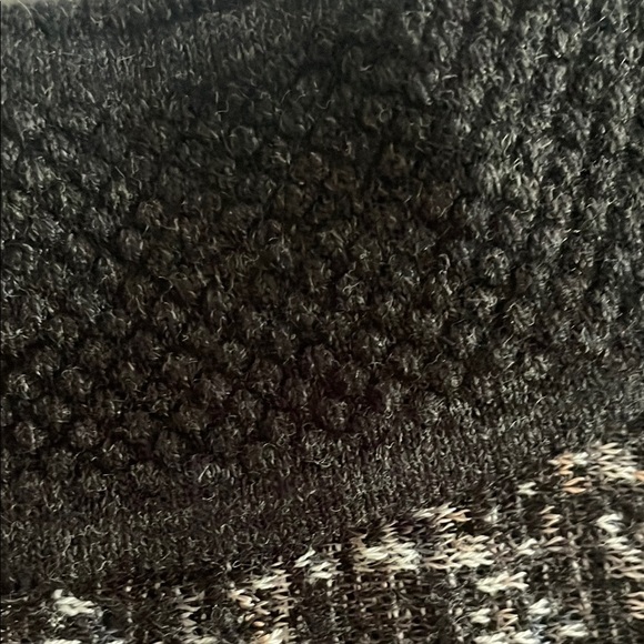 NIC+ZOE Tweed Black, Tan & White Patterned Sleevless Sweater Dress Womens XL - Picture 7 of 7